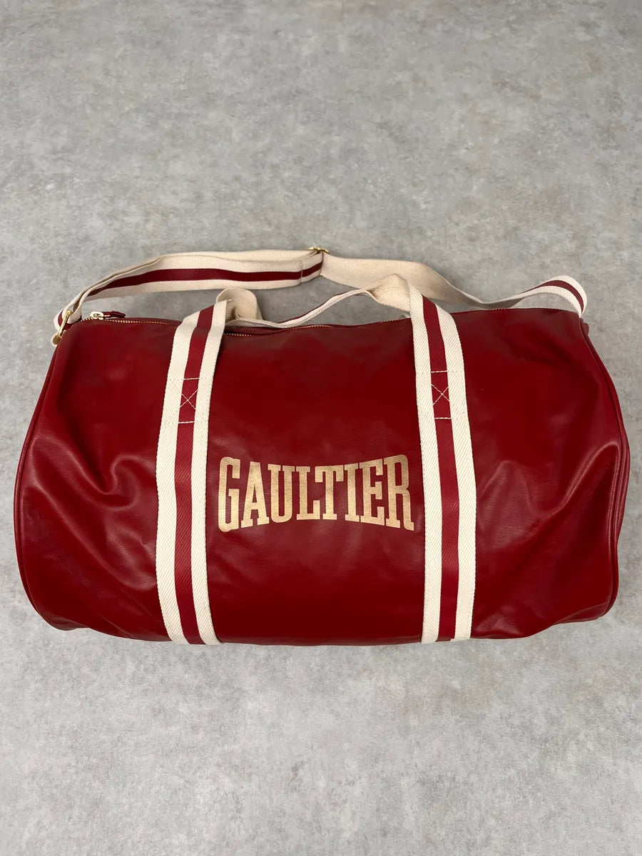 Jean Paul Gaultier Bordeaux Red Boxing Sport Bag uWcMIoy 0