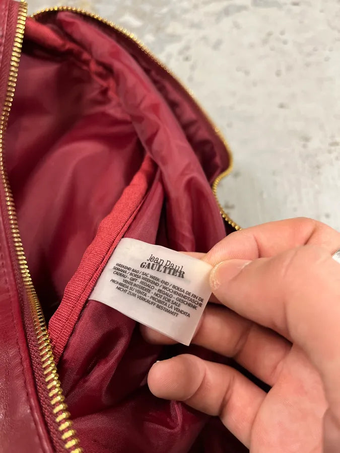 Jean Paul Gaultier Boxing Bordeaux Bag moPEqGZ 9