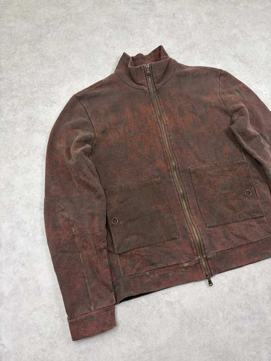 1990s Jean Paul Gaultier Brown Biker Skull Zip-up Jacket ADDxKHR 4