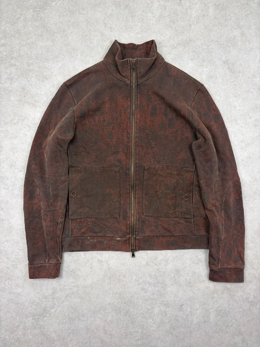 1990s Jean Paul Gaultier Brown Biker Skull Zip-up Jacket ADDxKHR 3