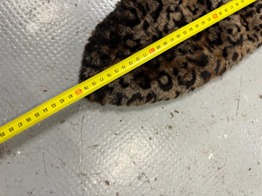 Jean Paul Gaultier Faux Fur Leopard Scarf XbFFyyX 8