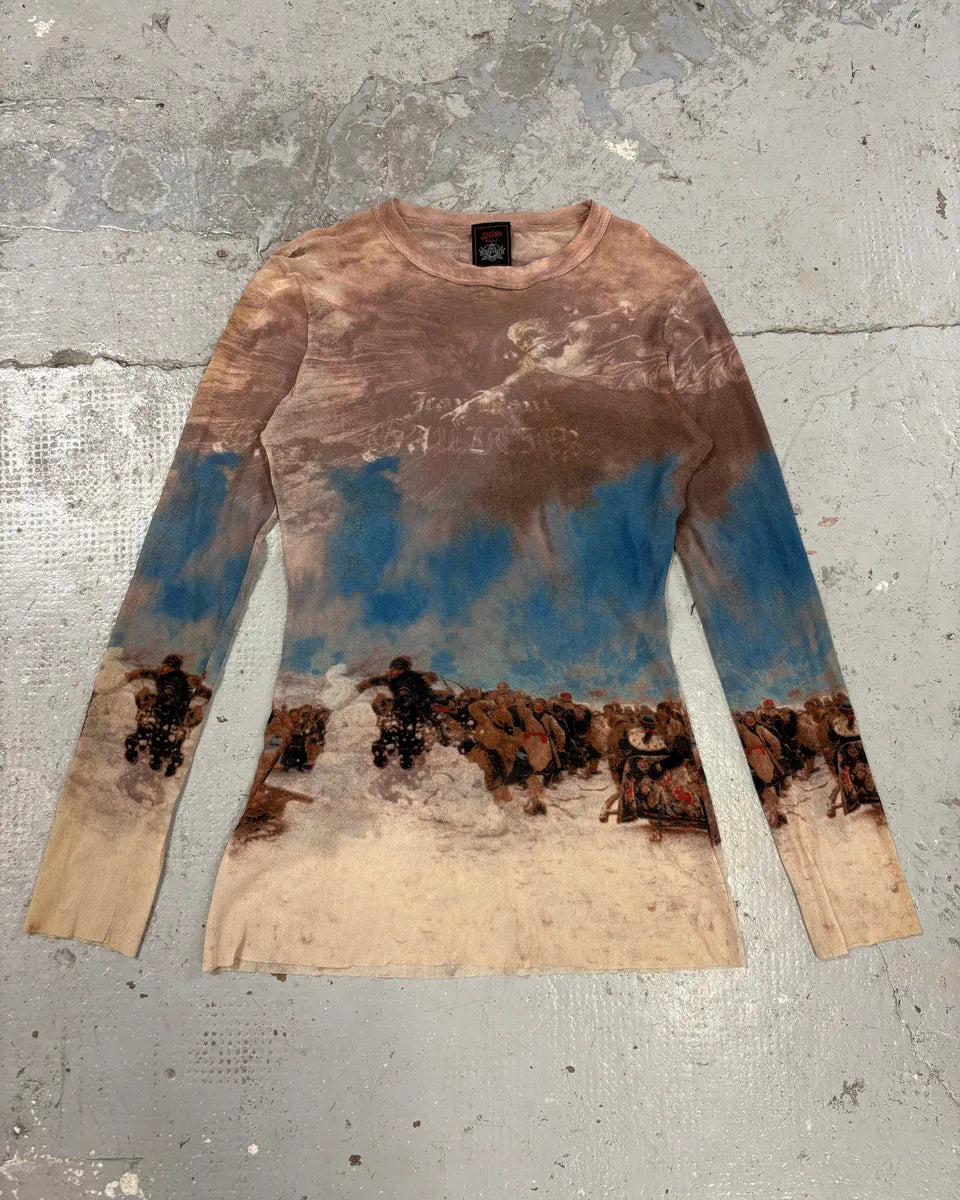 Jean Paul Gaultier God Above The War Mesh Longsleeves ePobVXq 0
