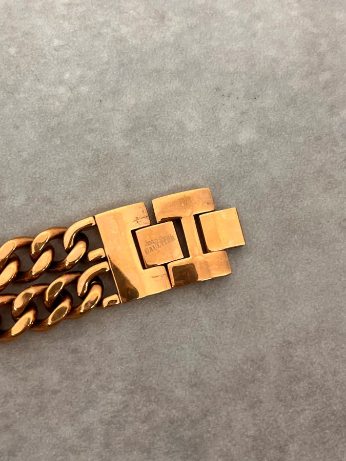 Jean Paul Gaultier Gold Chain Bracelet Watch FAgZymn 4
