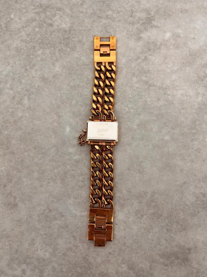 Jean Paul Gaultier Gold Chain Bracelet Watch FAgZymn 5