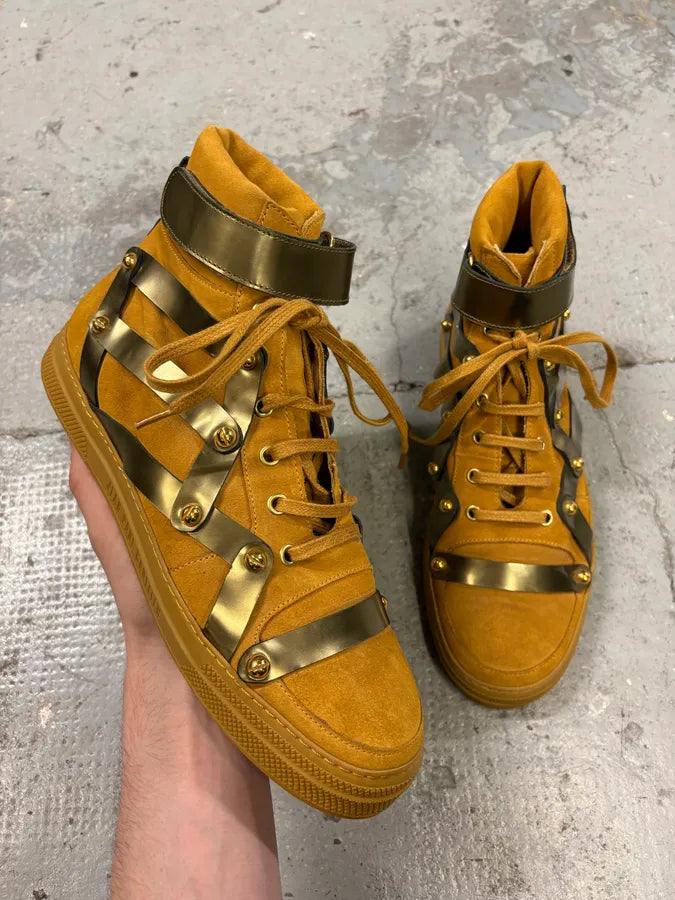 Jean Paul Gaultier High Top Camel Avant-Garde Sneakers zcYFTfh 0