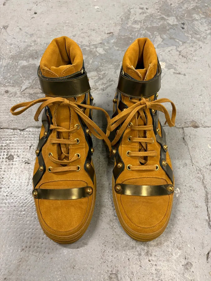 Jean Paul Gaultier High Top Camel Avant-Garde Sneakers zcYFTfh 3