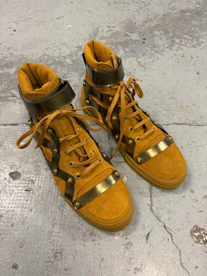 Jean Paul Gaultier High Top Camel Avant-Garde Sneakers zcYFTfh 4