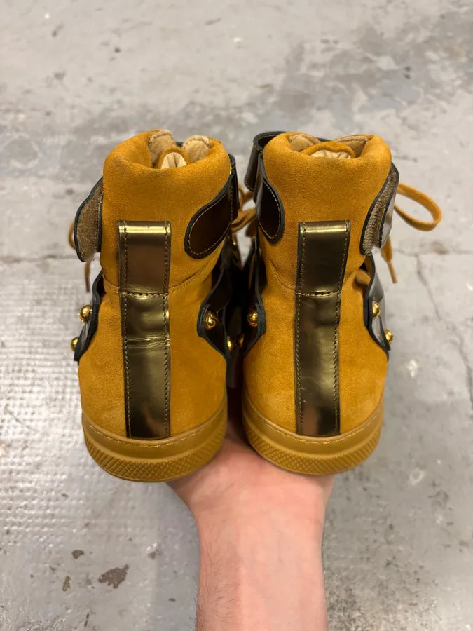 Jean Paul Gaultier High Top Camel Avant-Garde Sneakers zcYFTfh 5