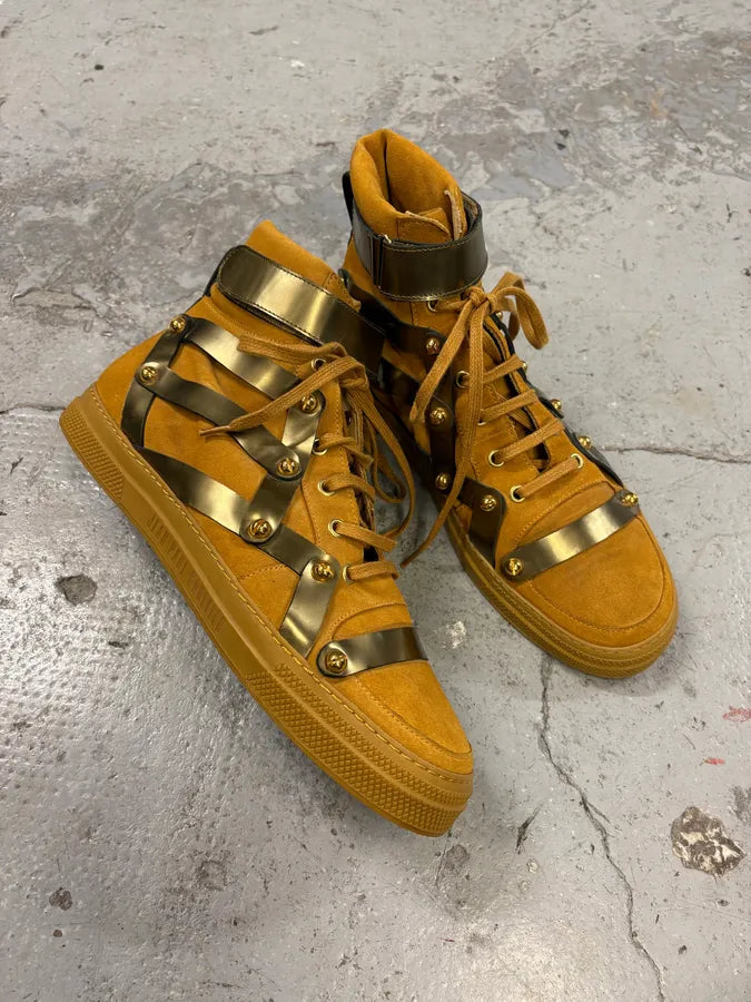 Jean Paul Gaultier High Top Camel Avant-Garde Sneakers zcYFTfh 6