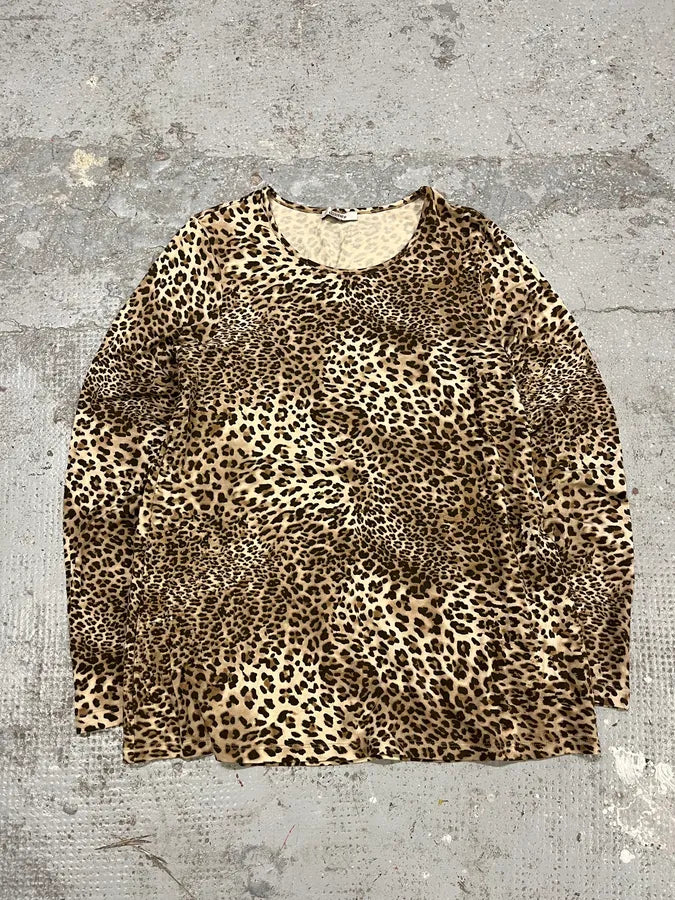 Jean Paul Gaultier Leopard Print Longsleeves GrlMBIY 0