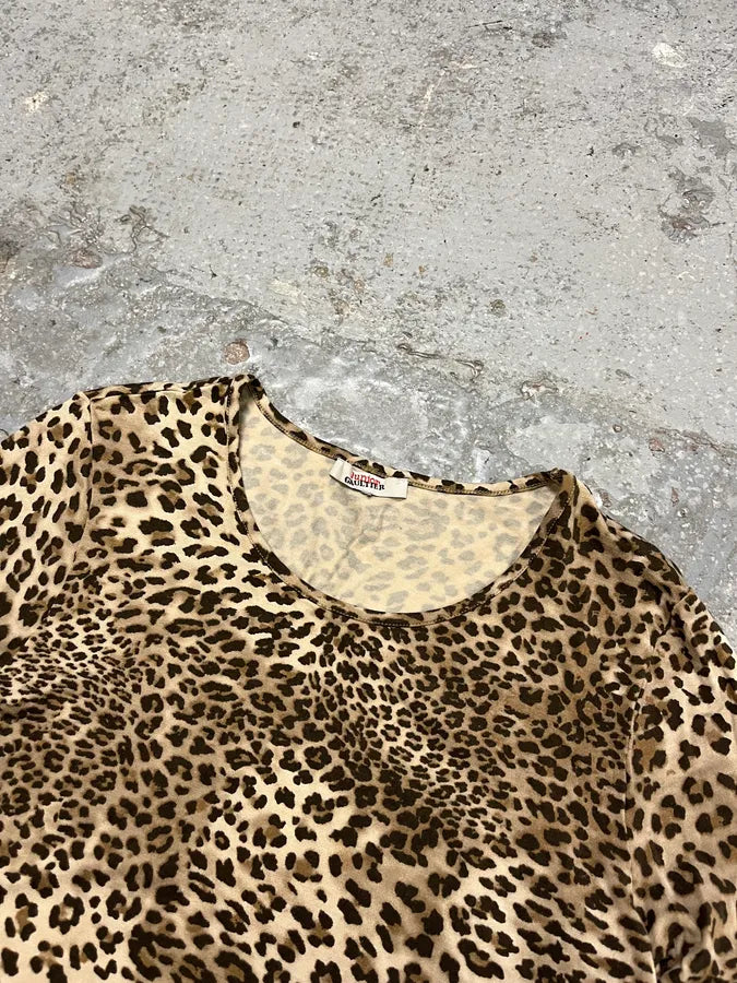 Jean Paul Gaultier Leopard Print Longsleeves GrlMBIY 1
