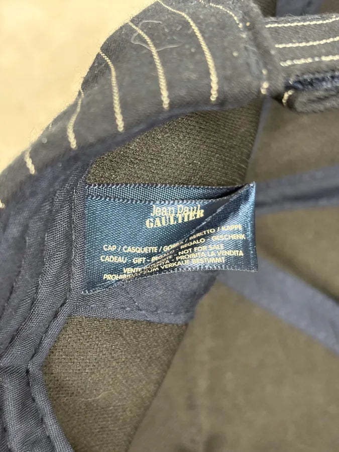 Jean Paul Gaultier Marine Navy Striped Cap sXZuJhb 6