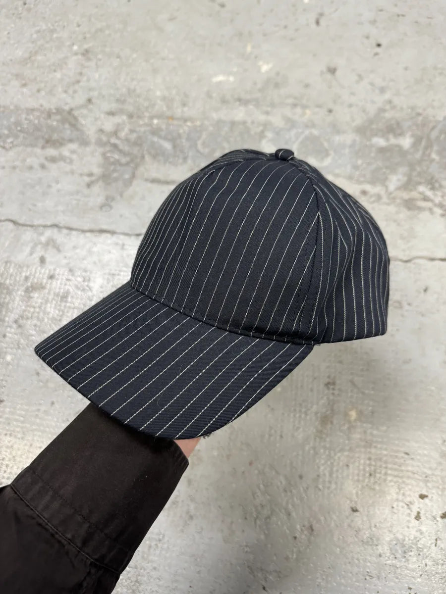 Jean Paul Gaultier Marine Navy Striped Cap JSTAvSf 0