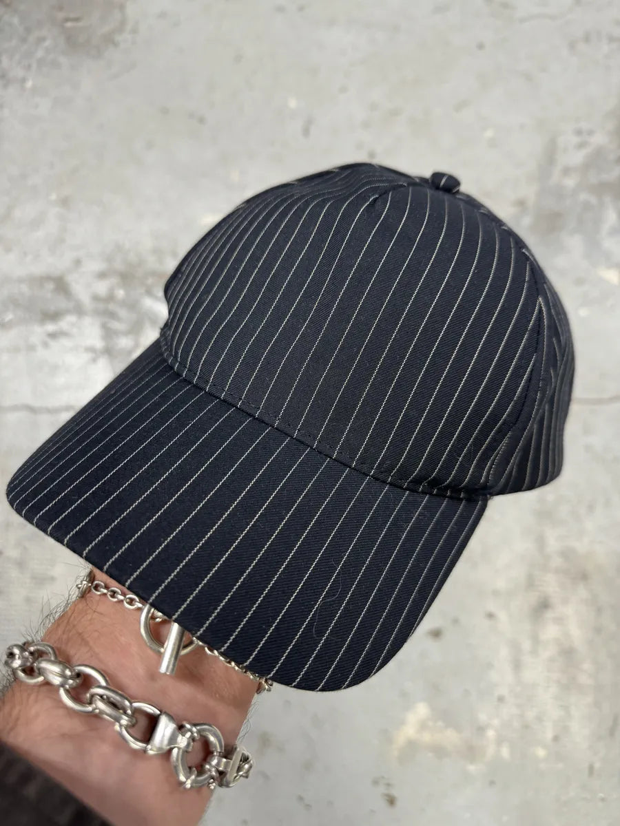 Jean Paul Gaultier Marine Navy Striped Cap JSTAvSf 2