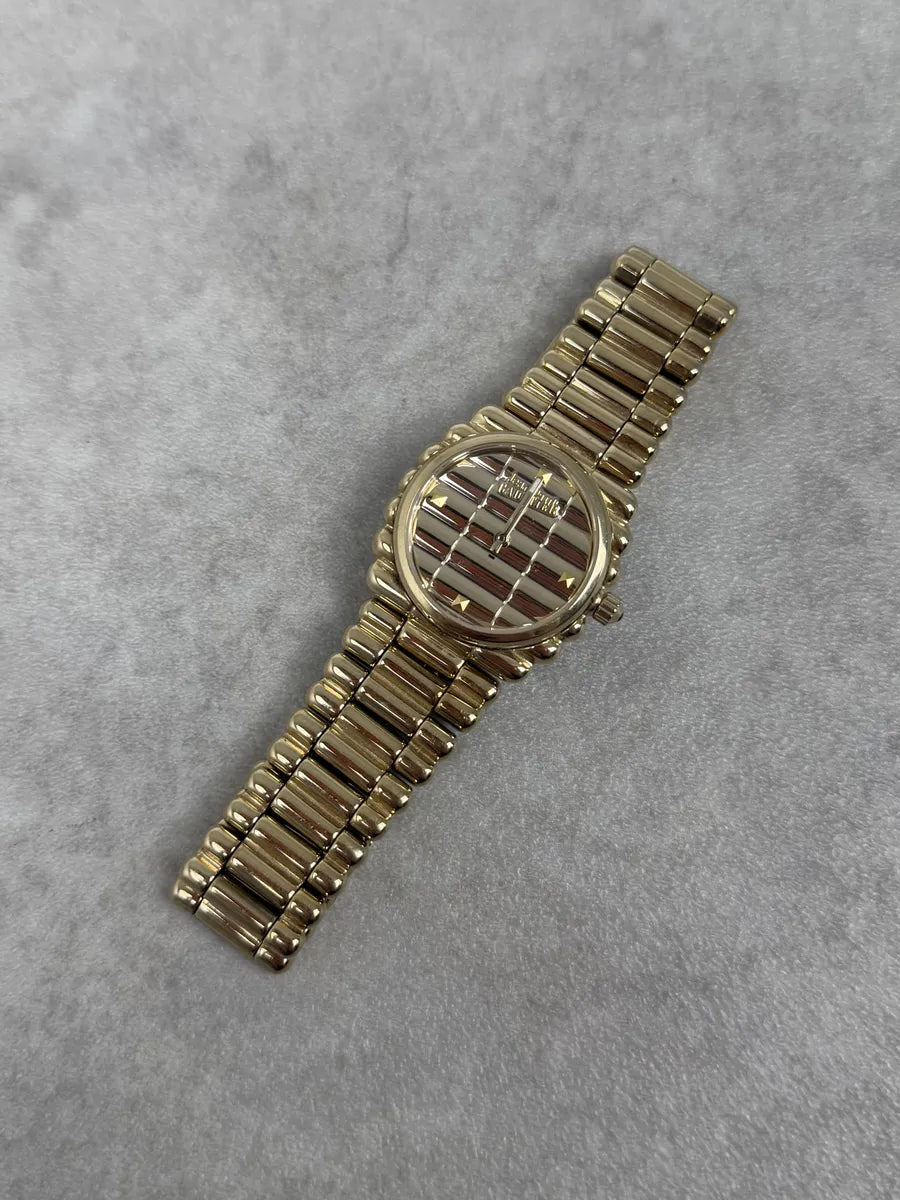 Jean Paul Gaultier Metal Gold Abstract Bullet Watch eiRlQlv 0