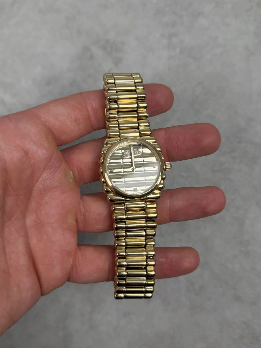 Jean Paul Gaultier Metal Gold Abstract Bullet Watch eiRlQlv 1