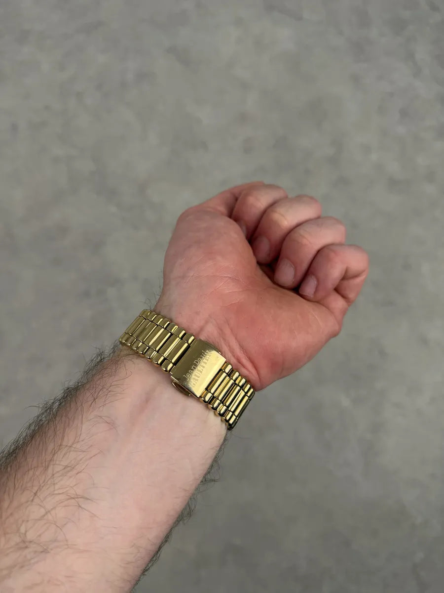 Jean Paul Gaultier Metal Gold Abstract Bullet Watch eiRlQlv 3
