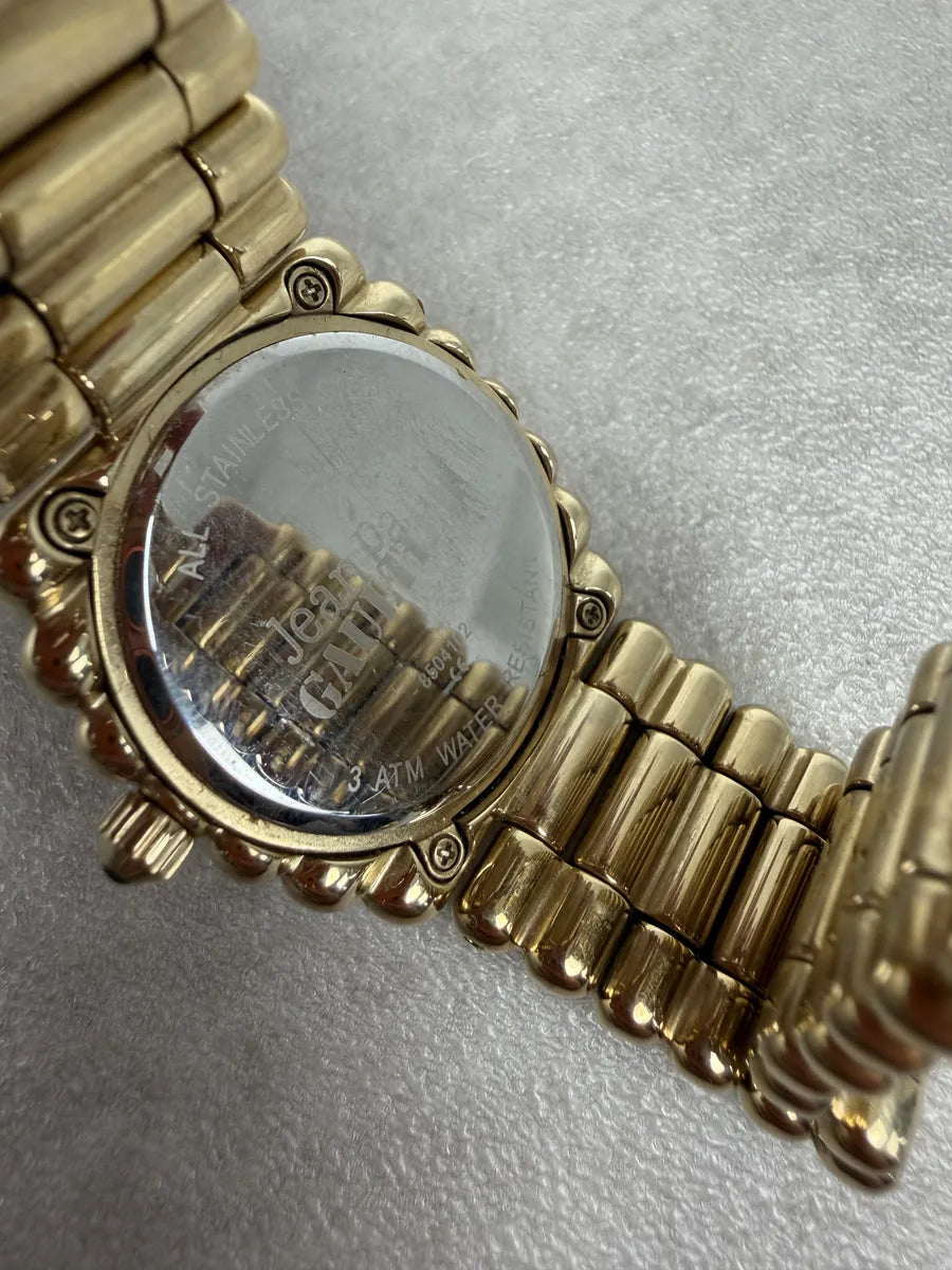 Jean Paul Gaultier Metal Gold Abstract Bullet Watch eiRlQlv 5