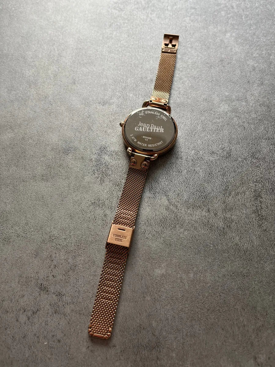 Jean Paul Gaultier Minimalistic Numerology Gold Watch ZpAYCxR 5