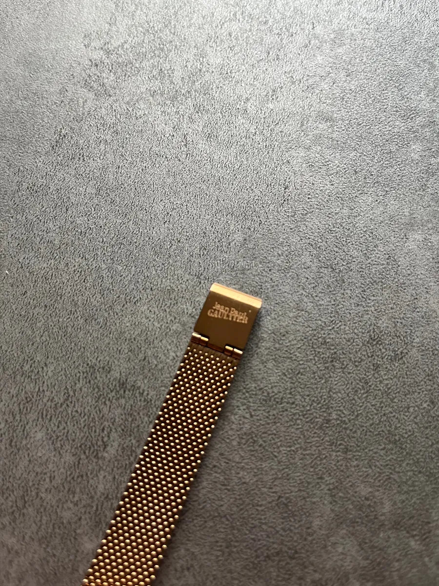 Jean Paul Gaultier Minimalistic Numerology Gold Watch ZpAYCxR 7
