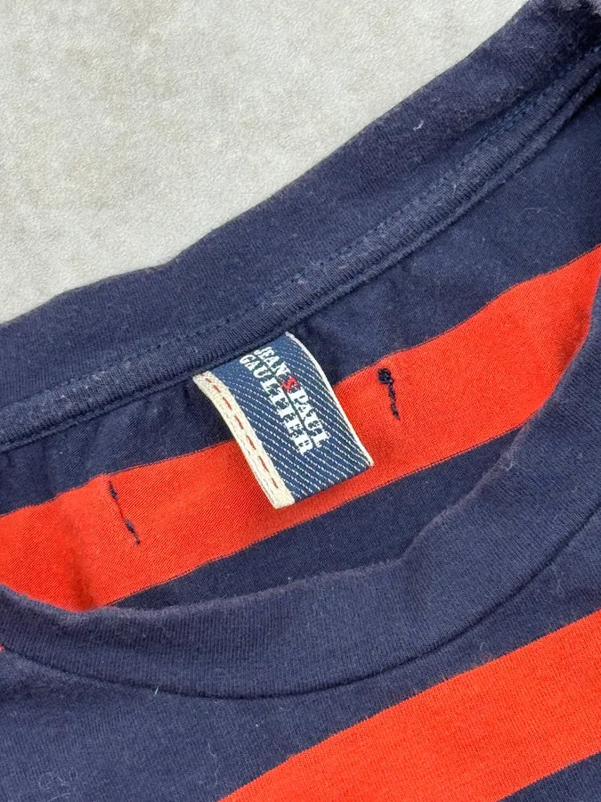 Jean Paul Gaultier Navy & Orange Striped Marinière T-Shirt QjsVvmn 7