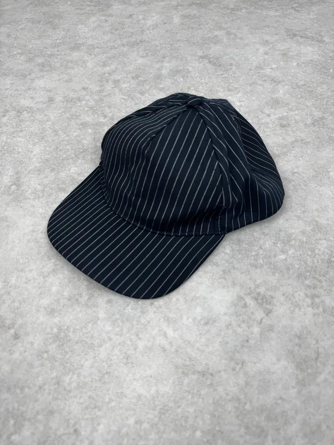 Jean Paul Gaultier Navy & White Striped Cap wrvdnBo 0