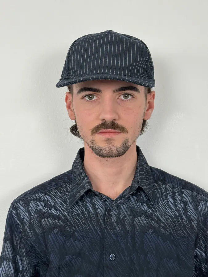 Jean Paul Gaultier Navy & White Striped Cap wrvdnBo 1