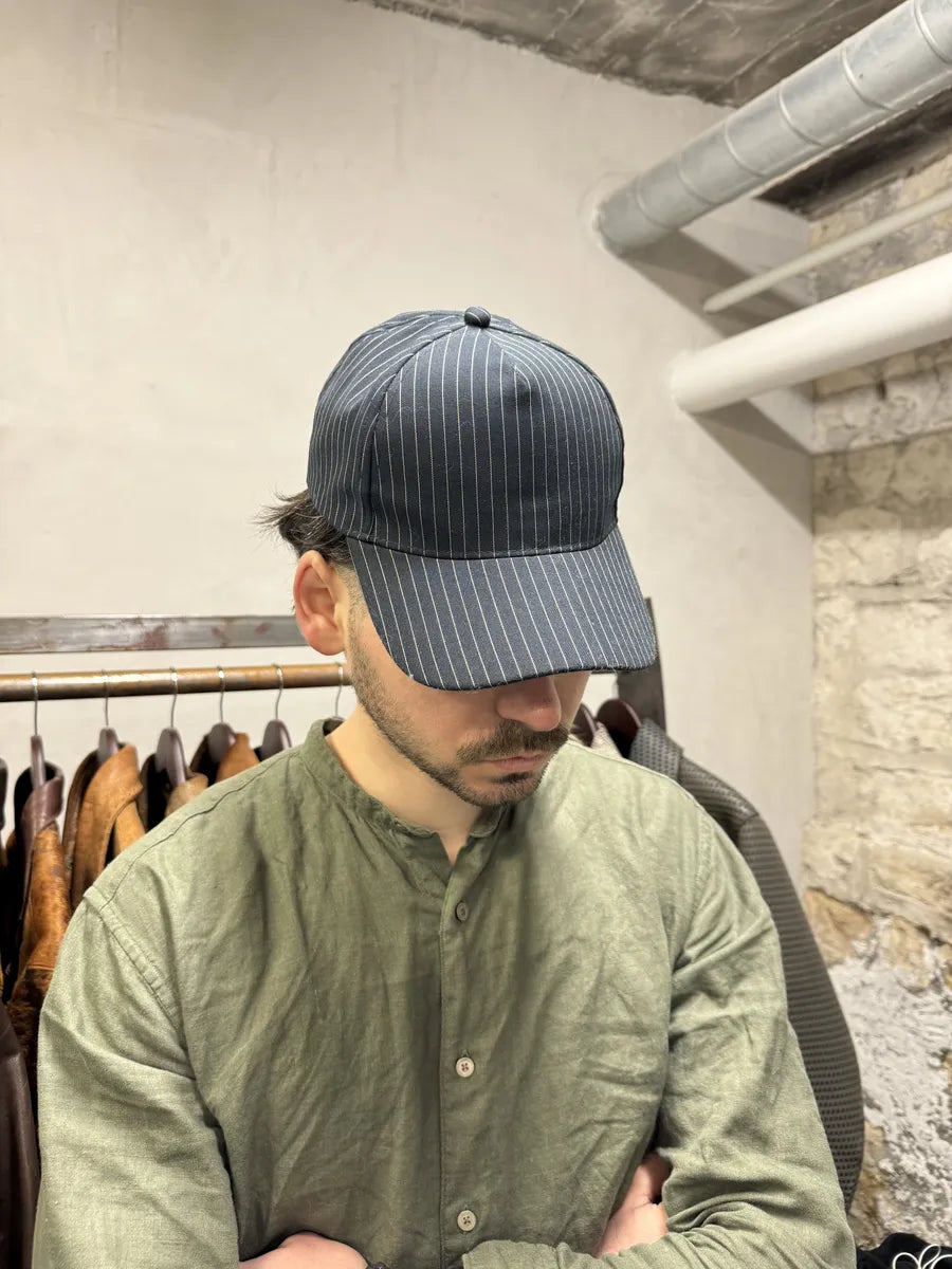 Jean Paul Gaultier Navy Stripped Marine Cap (OS) 1