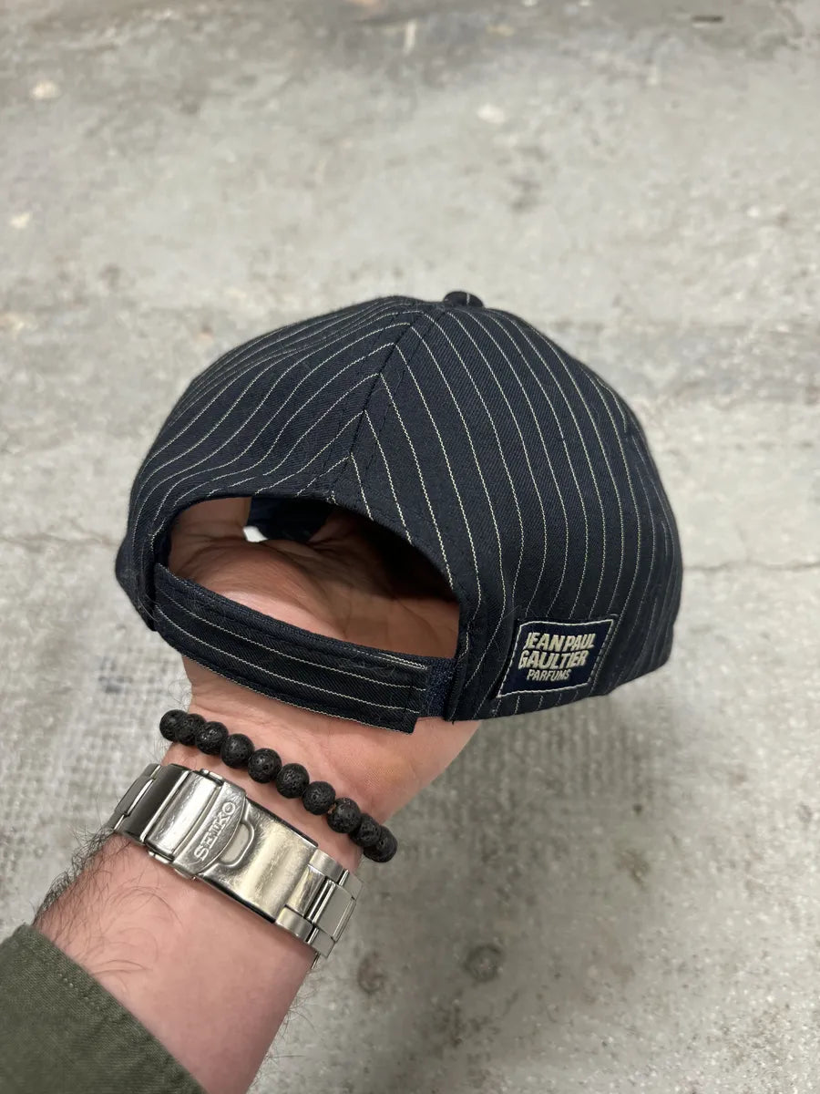 Jean Paul Gaultier Navy Stripped Marine Cap (OS) 5
