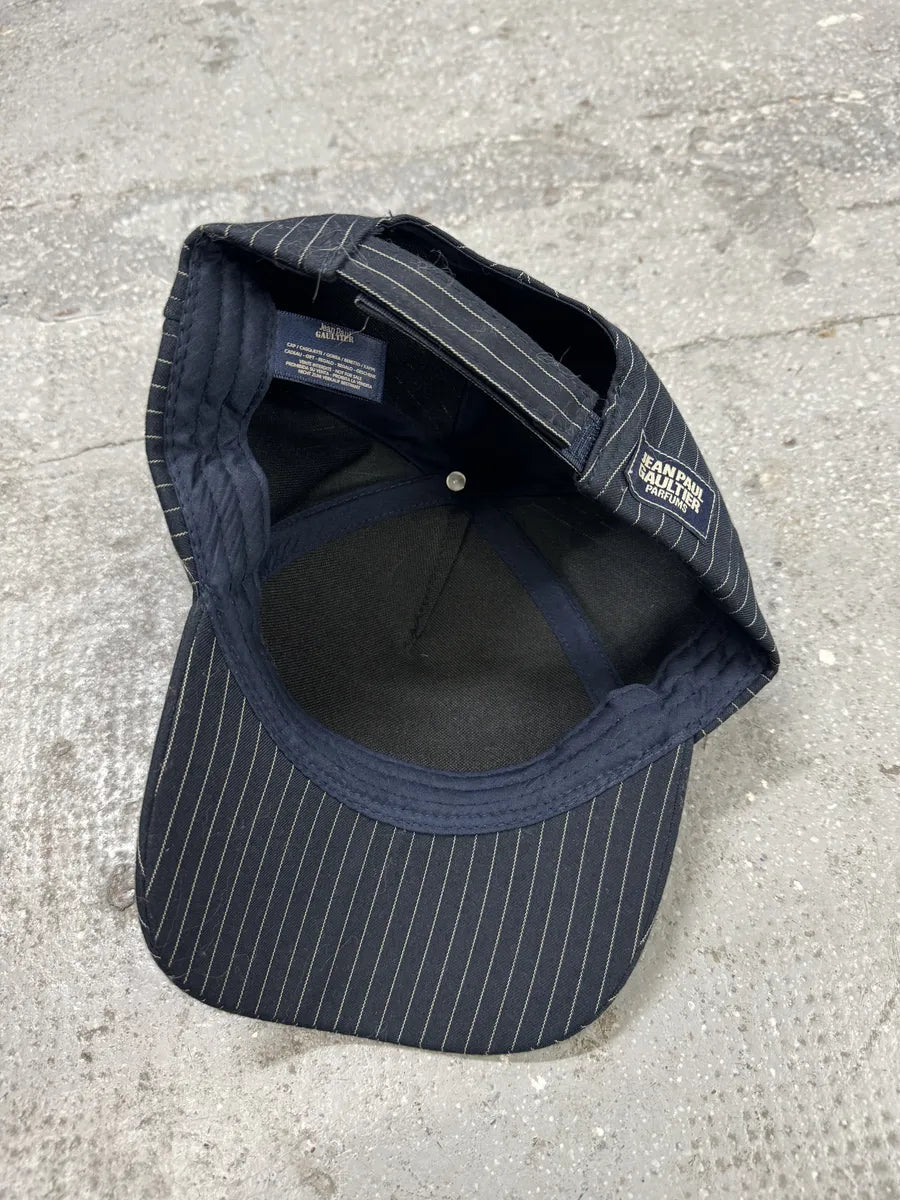 Jean Paul Gaultier Navy Stripped Marine Cap (OS) 6