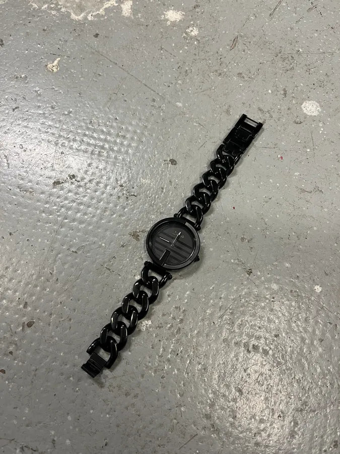 Jean Paul Gaultier Pure Black Stainless Steel Watch IghkAFj 1