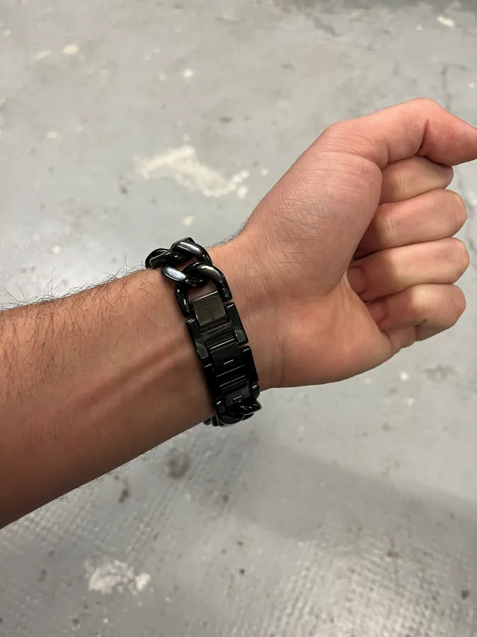 Jean Paul Gaultier Pure Black Stainless Steel Watch IghkAFj 2