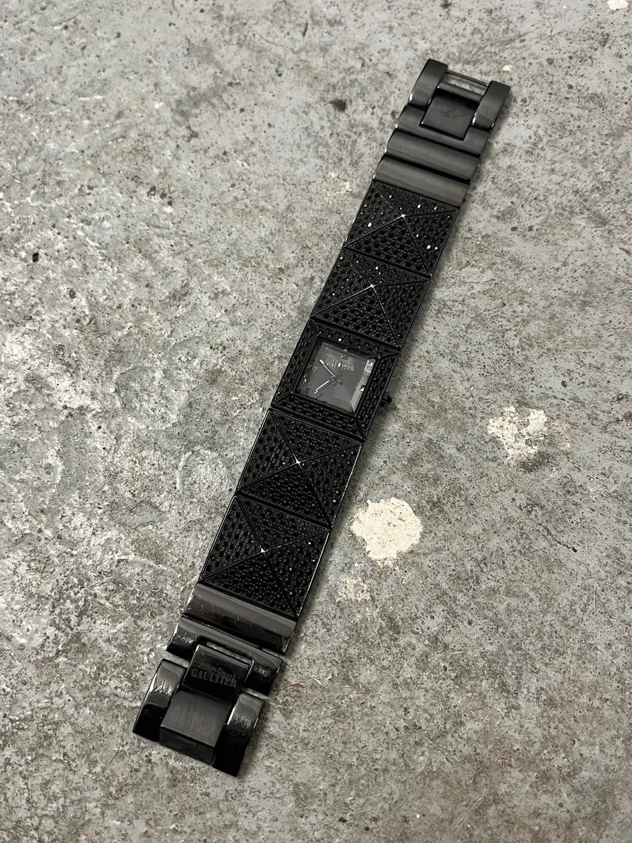 Jean Paul Gaultier Pyramid Pave Crystal Watch gVvqYdB 0