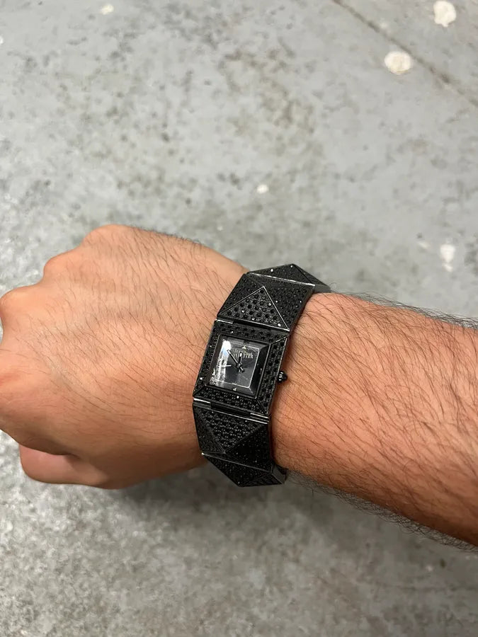 Jean Paul Gaultier Pyramid Pave Crystal Watch gVvqYdB 1