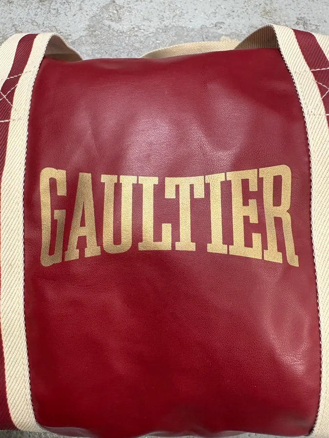 Jean Paul Gaultier Red Boxing Sport Bag (OS) jrAnzhi 7