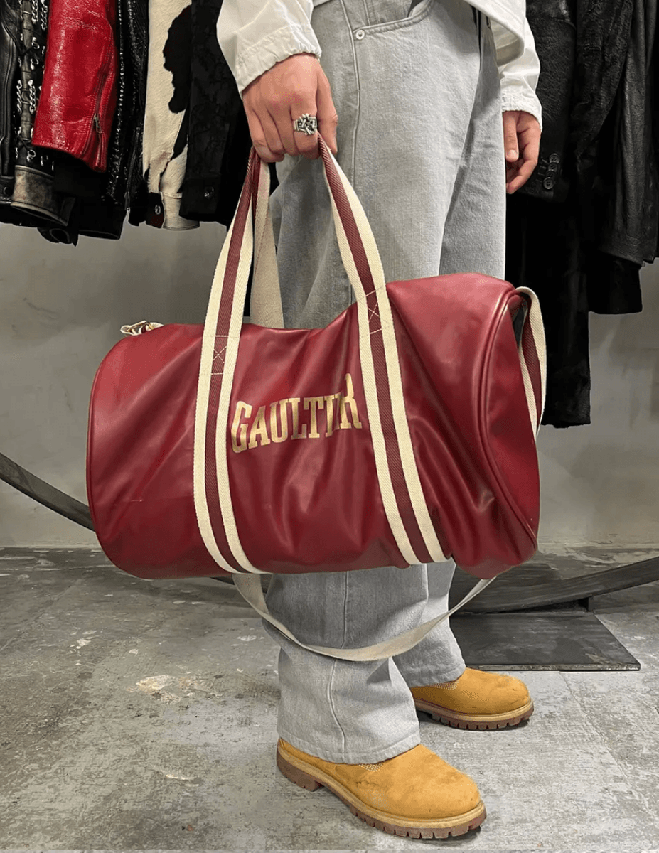 Jean Paul Gaultier Red Boxing Sport Handle Bag FOJCSbk 1