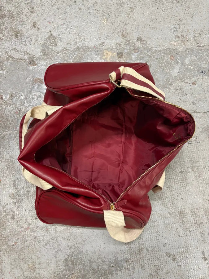 Jean Paul Gaultier Red Leather Boxing Sport Handle Bag VywJLwi 7