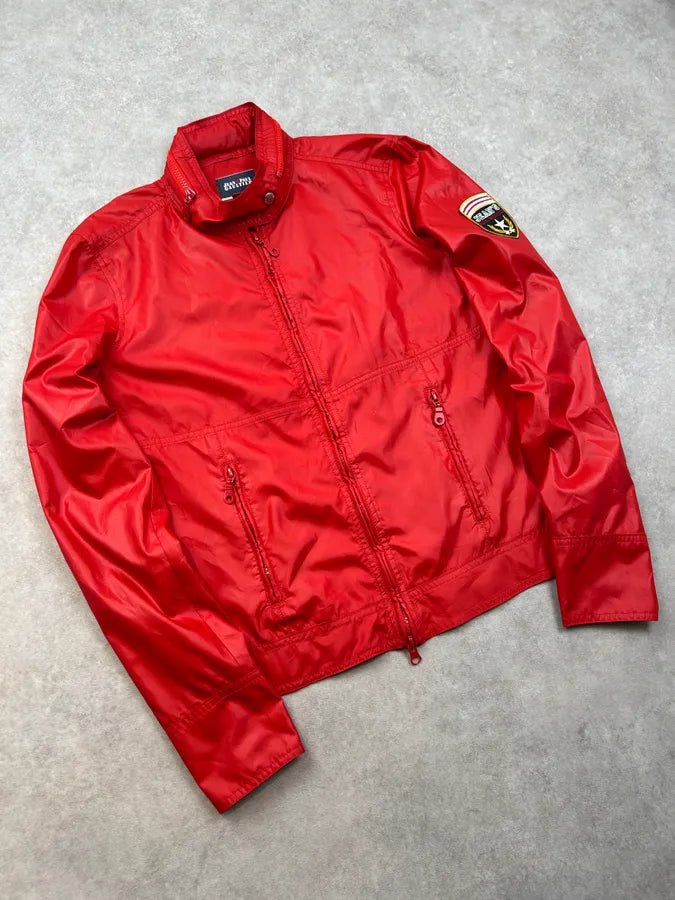 2000s Jean Paul Gaultier Red Nylon Patch Jacket TTxaGQE 3