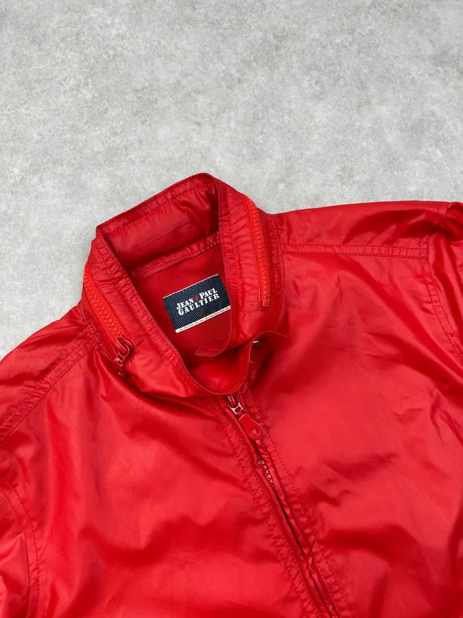 2000s Jean Paul Gaultier Red Nylon Patch Jacket TTxaGQE 4