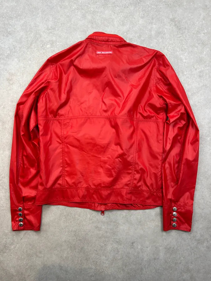 2000s Jean Paul Gaultier Red Nylon Patch Jacket TTxaGQE 7
