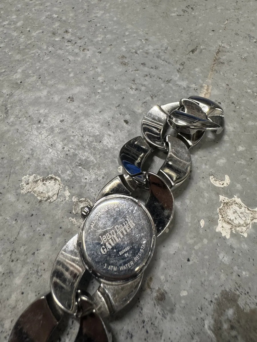 Jean Paul Gaultier Silver Steel Grey Archive Watch EaIEJDo 1