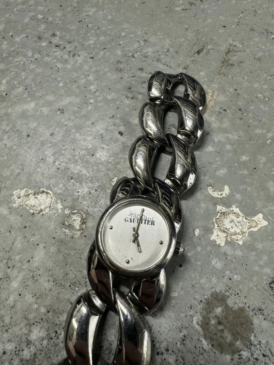Jean Paul Gaultier Silver Steel Grey Archive Watch EaIEJDo 2