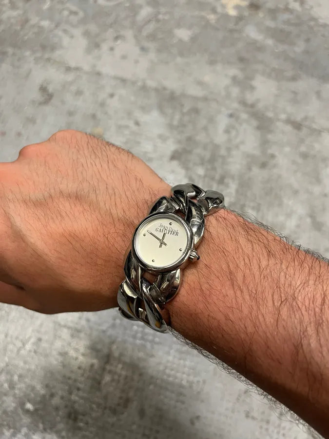 Jean Paul Gaultier Stainless Steel Grey Watch dgGRbyI 1