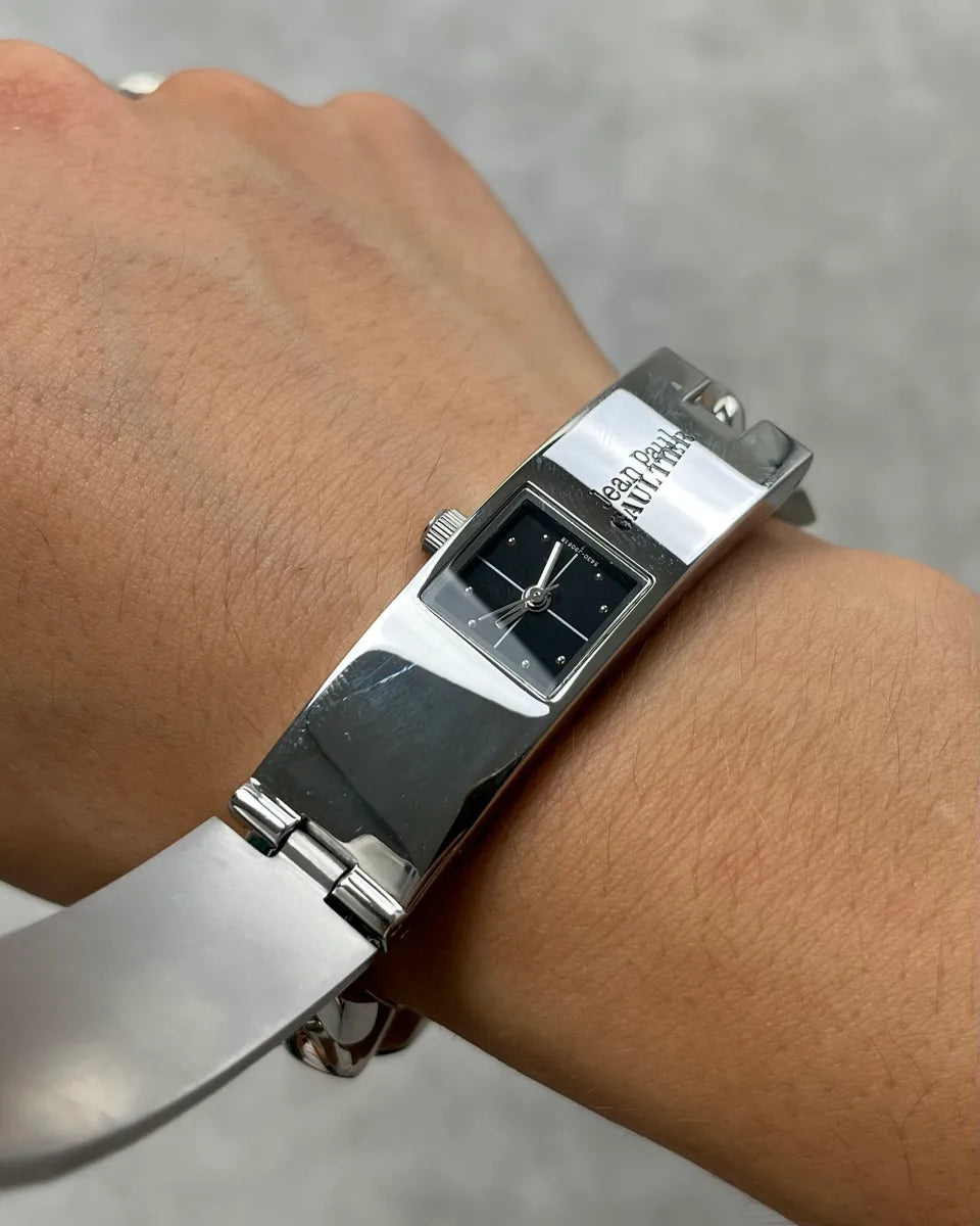 Jean Paul Gaultier Stainless Steel Trompe LOeil Bracelet Watch hBObrEs 3
