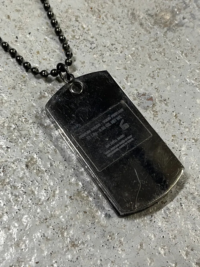Jean Paul Gaultier Steel Dog Tags Necklace IoQJnPX 7