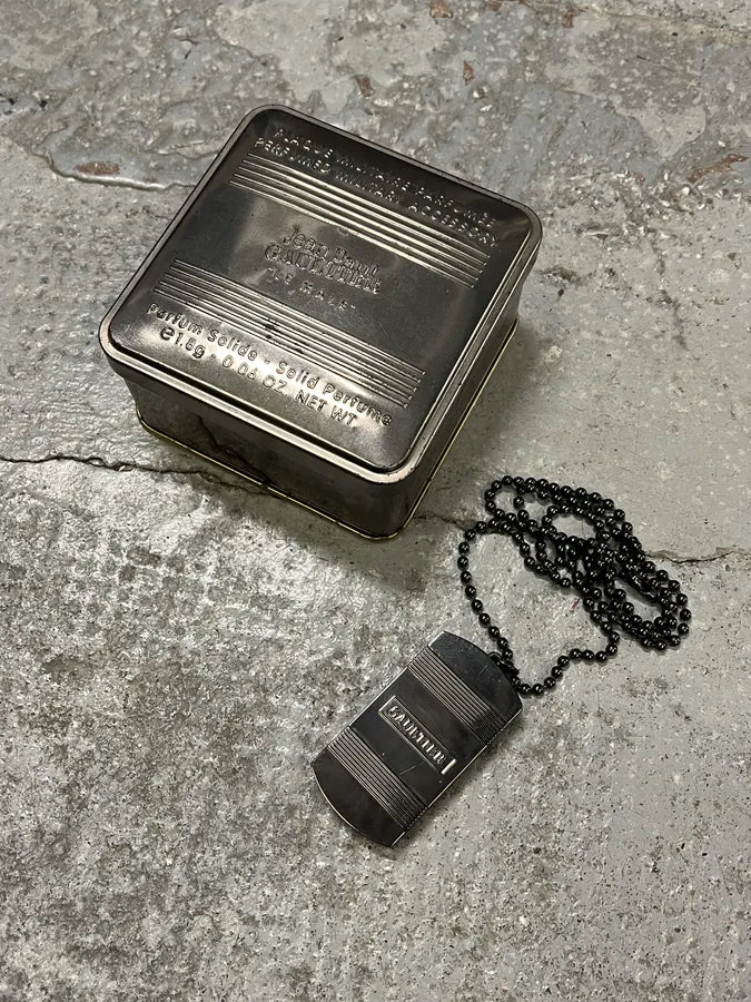 Jean Paul Gaultier Steel Dog Tags Necklace IoQJnPX 8