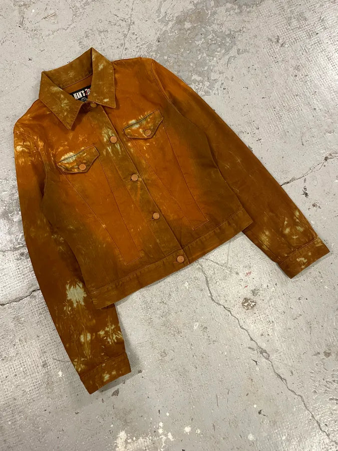 Jean Paul Gaultier vintage Tie Dye Denim Jacket uYAhXlD 4