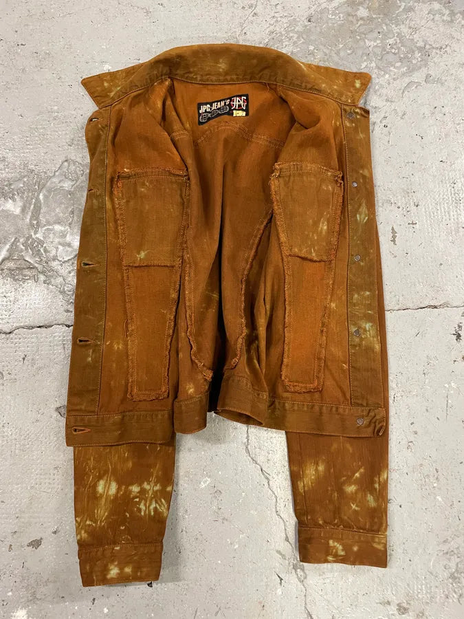 Jean Paul Gaultier vintage Tie Dye Denim Jacket uYAhXlD 4
