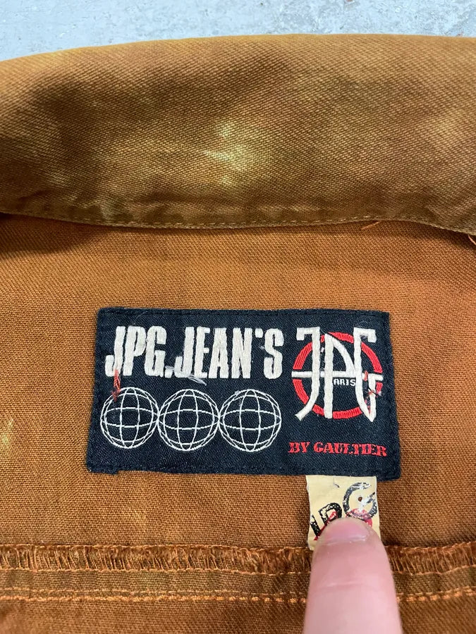 Jean Paul Gaultier vintage Tie Dye Denim Jacket uYAhXlD 7