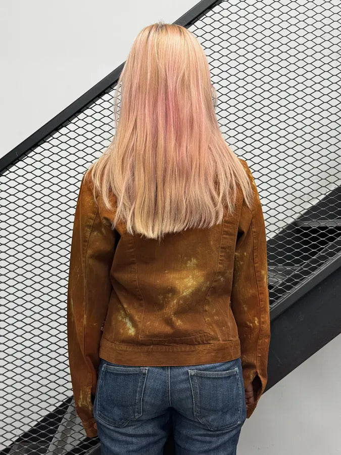 Jean Paul Gaultier vintage Tie Dye Denim Jacket uYAhXlD 3
